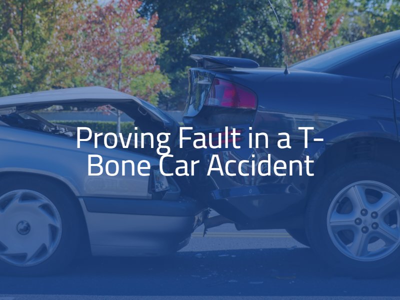 Proving Fault in a T-Bone Car Accident